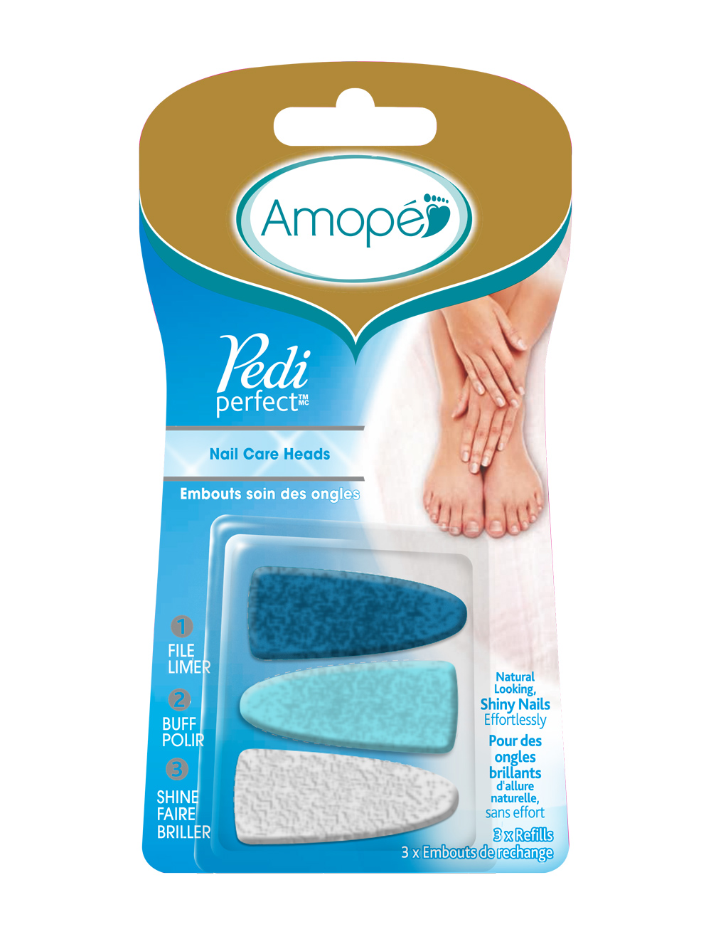 AMOPE Pedi Perfect Electronic Nail Care File Refills 